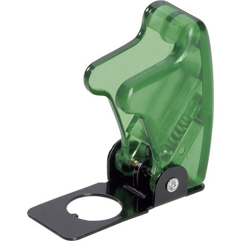 TRU COMPONENTS 1587852 TC-R17-10B GREEN Sicherheitsabdeckung   Grün (transparent, TC-R17-10B) 1 St.