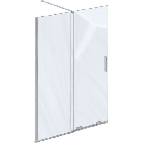 Ravak Roll - Duschtrennwand Walk-In 120x195 cm, Chrom/Klarglas X9WVG0C00Z1 (1/5)