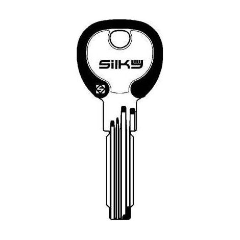 CHIAVE PUNZONATA CORBIN CB97DZ SILKY SILCA - OTTONE NICHELATO - 5 pezzi