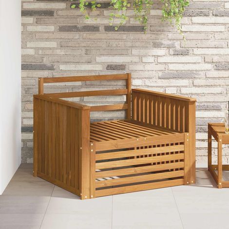 vidaXL 2 Piece Outdoor Sofa Natural (1/5)