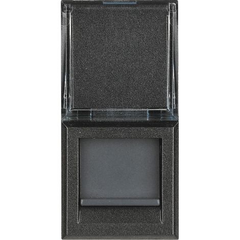 Prise RJ 45 Axolute Cat. 6 STP Anthracite 1 module BTICINO HS4279C6S (1/2)