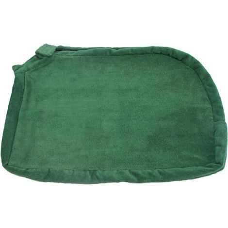 Manteau de séchage en éponge pour Chien, élégant, Facile à Nettoyer, Durable, en Polyester, Luxueux, Sac à Serviettes pour Chien, Vert noirâtre, M (1/5)