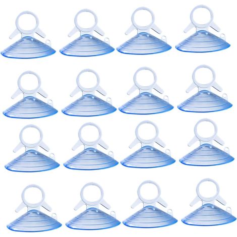 Ventouse à Queue D'aronde Pvc 4,5 Cm Transparente Ventouse Pare-soleil de Voiture Pare-brise Support Rideau Voiture Lot de 50 Pièces Usage Automobile (1/5)