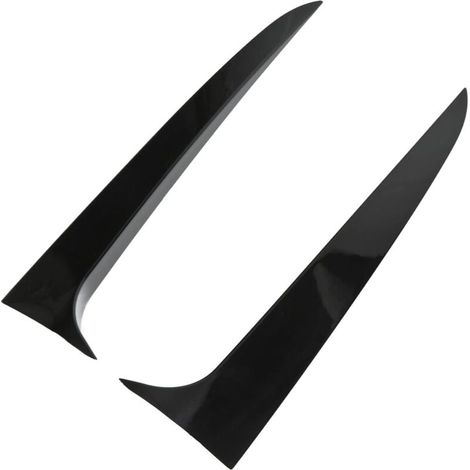 Becquet latéral de lunette arrière, paire de garnitures de becquet arrière en ABS, aile gauche droite, noir brillant, pour X3 F25 2011-2017 (1/4)