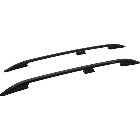 TURTLE kompatibel mit Renault Kangoo 1996-2007 Dachreling Crown Schwarz (1/5)