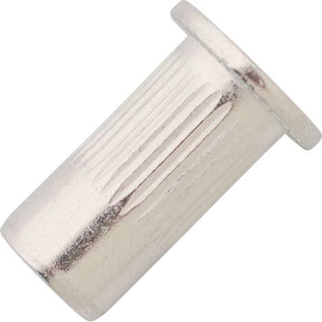 Dado cilindrico in alluminio - Testa piatta - D. M6 x 16 mm - Scatola da 200 - SCELL-IT - EAD0630 (1/4)