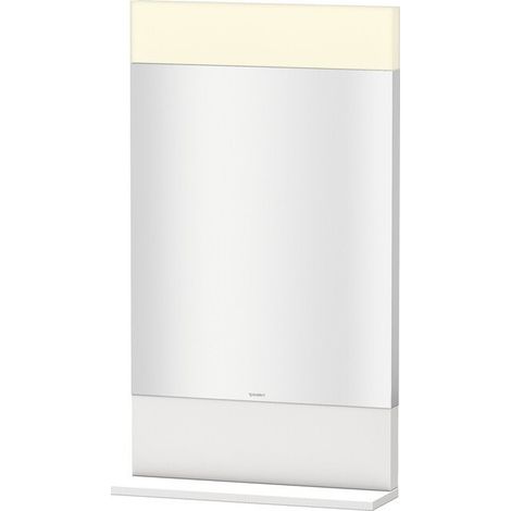 Miroir DuravitVEROavec éclairage et étagère 800x450x142mm flanelle gris satin