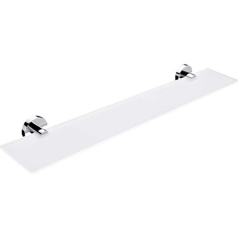 Nimco Unix - Mensola, 60 cm, vetro smerigliato/cromo UN 13091B-60-26 (1/2)