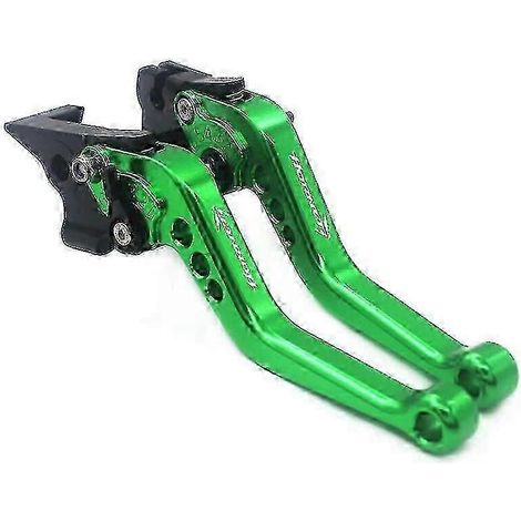Accessoires moto uniques et neufs compatibles avec Honda CB750 Hornet 2023 : leviers de frein et d’embrayage (verts) (1/5)