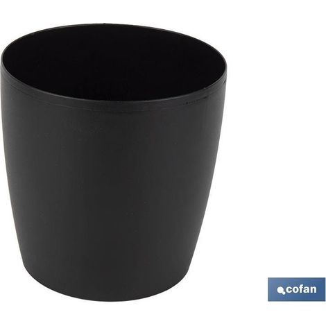 Pack de 6 pots Camelia noirs 30 x 28 cm