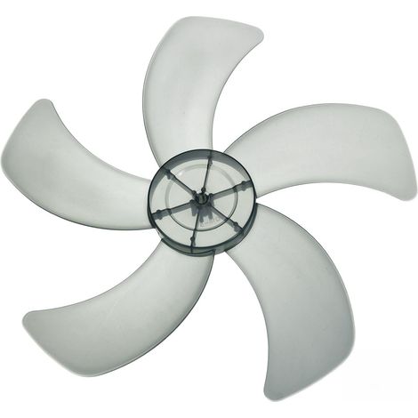 5 Pales De Ventilateur En Plastique 16 Pouces Noir (1/5)