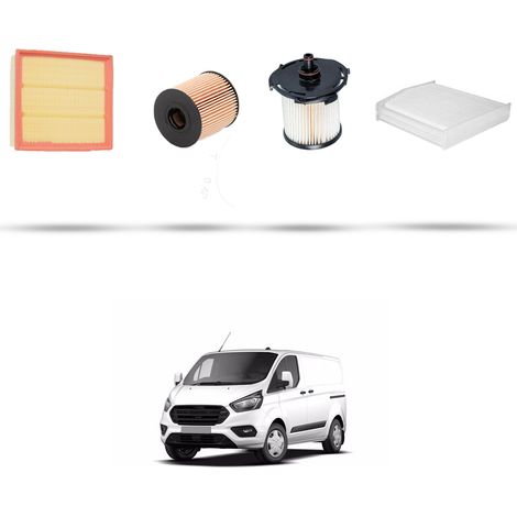 Kit tagliando 4 filtri compatibile con Ford Transit Custom 2.2 Tdci 114kw Dal 2012 (1/5)