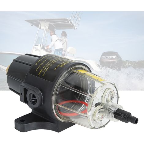 Assemblage Séparateur Eau-Huile Filtre à Carburant pour Moteur Hors-Bord Pièce de Rechange UF-10K (1/5)