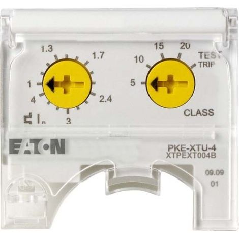 Eaton Bloque de disparo, 1 - 4 A, protección del motor, conexión a SmartWire-DT: no, utilizable para: Unidad base PKE12, unidad base PKE32, 121724