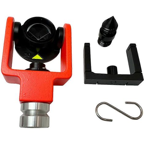 System aus 102 Miniprismen mit zentraler Libelle, Material 0/-30 mm, für topografische Vermessungen mit einem Totalstation (1/5)