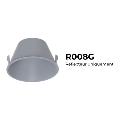 Réflecteur rond - Coloris Gris pour HYDRA - R008G - SOLUM