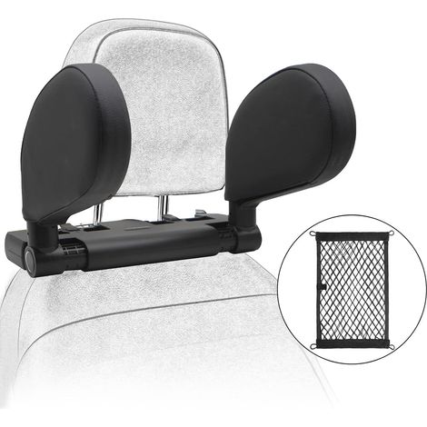 Appuie-tête de voiture (1 pièce), nouveau modèle 2022, coussin de voiture réglable à 180°, design 3 en 1 avec sac de rangement inclus. (1/5)