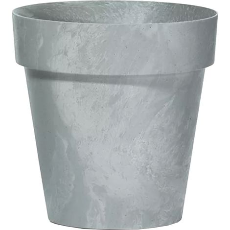Maceta CUBE BETON EFFECT 0,6L., dimensiones (mm) 110x110x97, color Hormigón