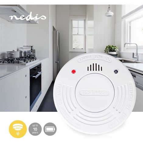 Nedis DTCTSL30WT Rilevatore di fumo Bianco 10 anni