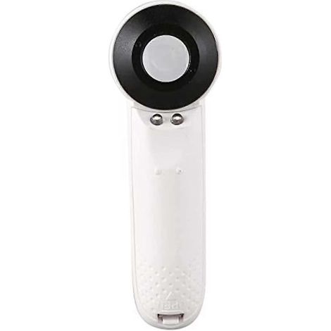 HONORNIC - Loupe optique 40x en verre, loupe de poche pour l'analyse de l'iris, grande loupe de poche avec 2 LED