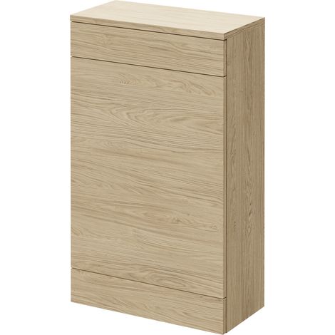 Napoli 250 Light Oak 500mm Toilet Unit - 500mm -