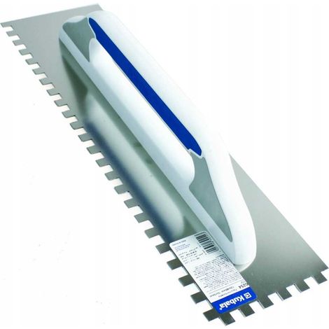 KUBALA Zahnkelle aus Edelstahl 130x480mm 10x10 0254