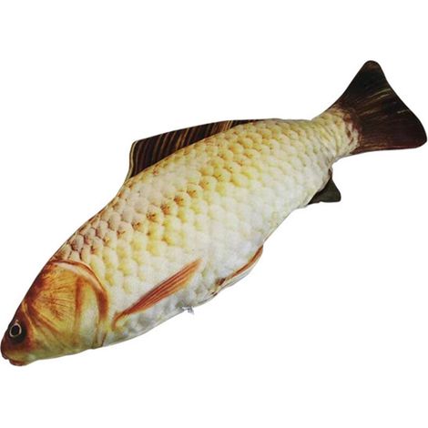 30 cm interaktives Katzenspielzeug mit Katzenminze, realistische elektrische Plüsch-Fischsimulation, wiederaufladbar, gesund, Flop-Fisch, Katzenspielzeug, Kauspielzeug, Zubehör für Katze, Kätzchen (1/5)