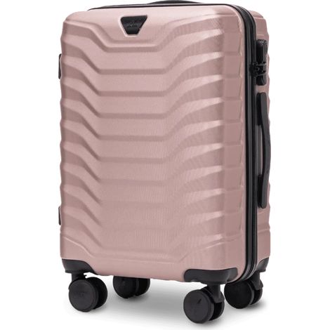 Maleta de cabina Wings PEAFOWL de 20" color oro rosa