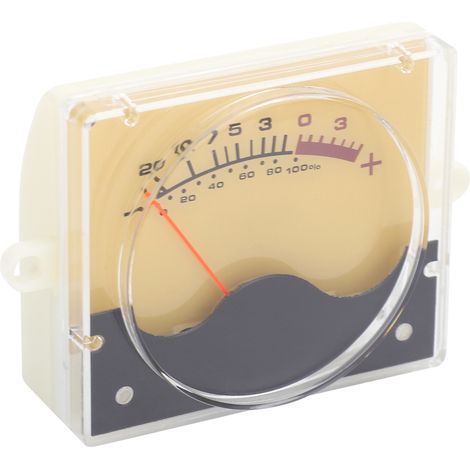 VU-mètre haute précision, connecteur de niveau dB avec rétroéclairage, indicateur de niveau audio, wattmètre audio (1/5)