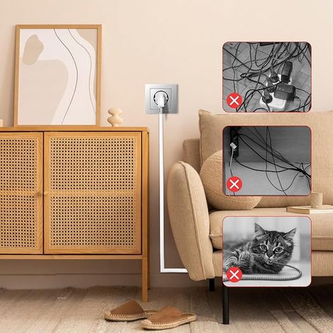 Cable Duct Flexible PVC Floor Cable Protector Semicircular Cable Bridge Protect Floors Ceilings Walls (1/3)