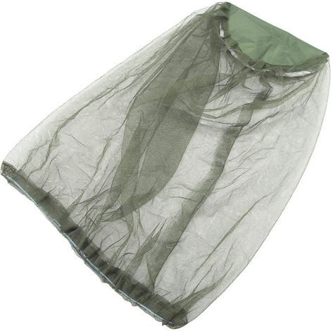 Cappello con zanzariera – protezione per esterni – verde chiaro – rete nascosta – apicoltura