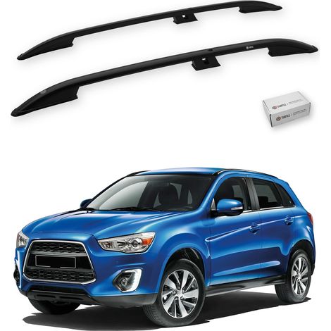 TURTLE kompatibel mit Mitsubishi Asx (Ga) 2010-2022 Dachreling Crown Schwarz (1/5)