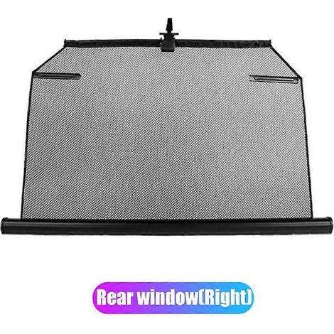 Pare-soleil rétractables pour vitres latérales de voiture, pare-soleil de levage de voiture, visière pare-soleil, store enrouleur, film de protection pour vitres, rideau pare-soleil arrière (1/5)