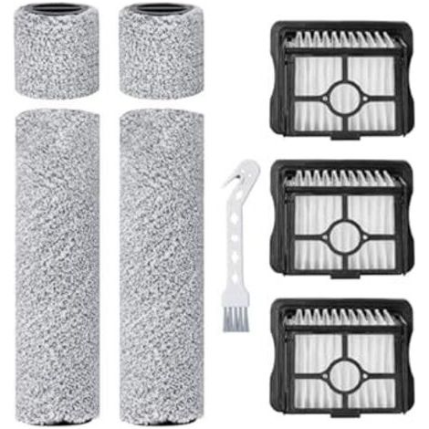 Ricambio Accessori Aspirapolvere 2 Rotoli Spazzola 3 Filtro HEPA 1 Pennello Pulizia per Eureka RapidWash New630 Gen2 - AUTRES (1/4)
