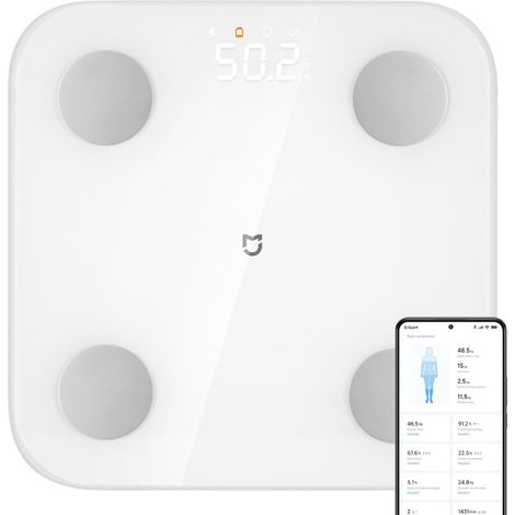 Pèse personne Xiaomi BODY COMPOSITION SCALE S400 BLANC