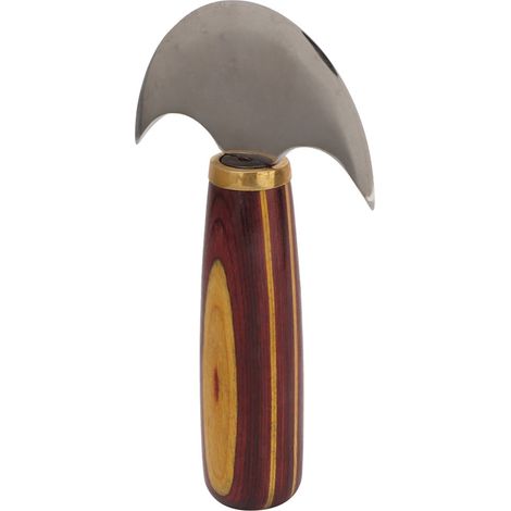 Couteau à lame demi-ronde pour la finition et la correction du cuir, outil de biseautage du cuir, outils de maroquinerie pour le bricolage