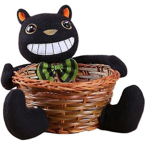 1 panier de rangement pour bonbons, idéal pour la décoration d'Halloween