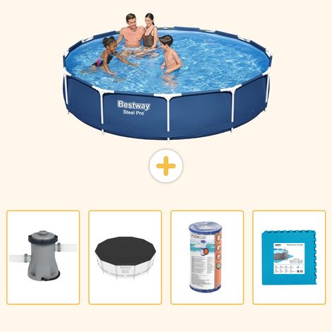 Bestway Bestway Steel Pro Ronde - 366x76 cm - 5-pièces S254 (1/5)