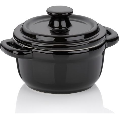 Kela - Mini cocotte Malin noir 10 cm (1/2)