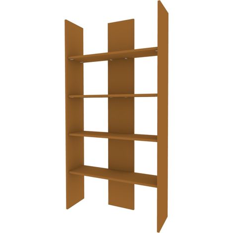Libreria versatile: design moderno, montaggio facile, ideale per soggiorno, studio e cameretta - Zolfo