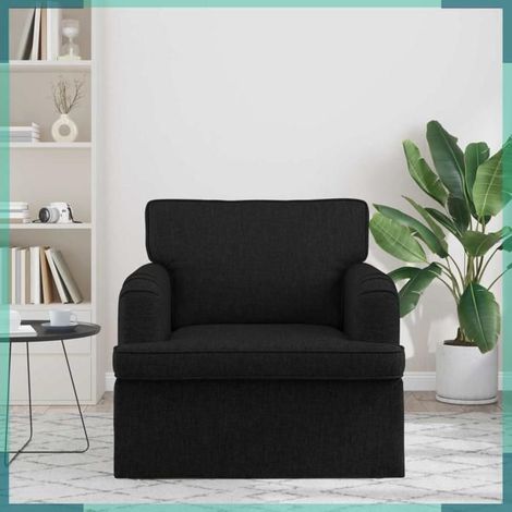 Canapé - 42024478 - Noir - Tissu - 84 x 80 x 85 cm (1/5)