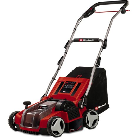 Einhell Scarificateur-aérateur sans fil GE-SA 36/35 Li-Solo PXC (36 V, Brushless, rouleau de scarification 35 cm) Livré sans batterie ni chargeur