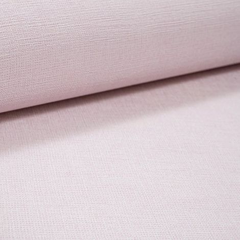 Plain Light Pink Textured Wallpaper Linen Effect Paste The Wall Quality Vinyl (1/4)