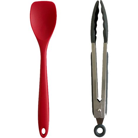 Ustensiles De Cuisine En Silicone - Protection Poêle Antiadhésive - Usage Quotidien Et Voyage - Lot De 2 Pièces (1/5)