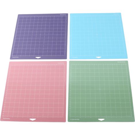 Planche de découpe PVC 4 pièces 30x30 cm multicolore résistante pour scrapbooking et patchwork (1/5)