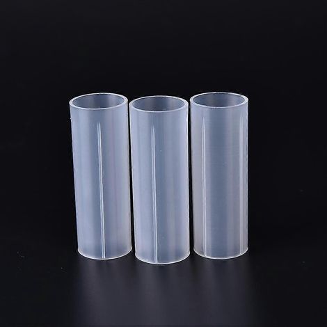 Lot de 3 supports de batterie 18650 transparents, boîtier adaptateur en plastique pour lampe torche. (1/5)