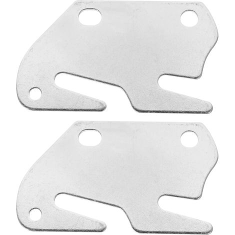soportes de barrera, ganchos, placas para armazón de cama de madera, fijación estable, reducción de ruido, uso diario. (1/5)