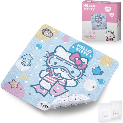 Tapis de douche pour enfant avec motif 53 x 53 cm Tapis antidérapant pour douche Tapis de douche anti-moisissure Tapis de bain antibactérien avec ventouses Tapis antidérapant de (1/5)