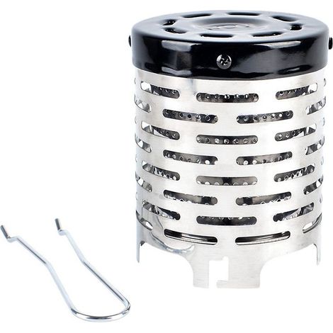 Camping en Plein Air Chauffage Rechaud Mini Portable Hotte Poêle Équipement de Chauffage Adaptateur pour Les Activités en Plein air et Le Chauffage dans la Tente (1/5)