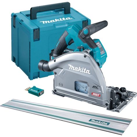 Makita SP001GZ03 40v MAX XGT Brushless Plunge Saw 165mm Bare + Case + 1.0m Rail